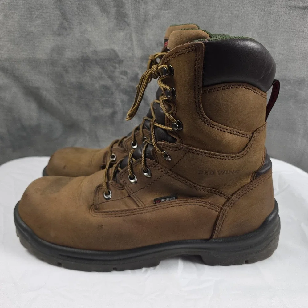 Red Wing King Toe 1447 Men's Size US 11 EE Brown Leather Soft  9 Inch Waterproof
